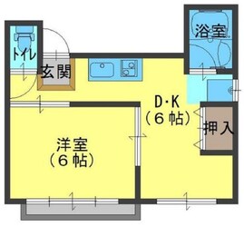 勝ハイツの物件間取画像